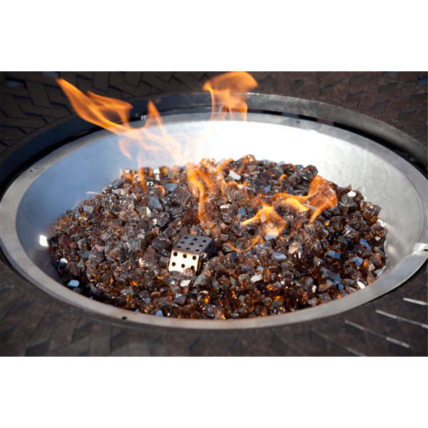 Fire Sense Burnt Reflective Fire Pit Glass & Reviews Wayfair